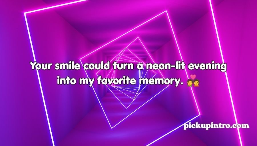 Neon Pickup Lines