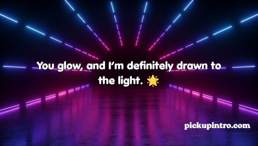 Colorful neon lights for a playful conversation theme