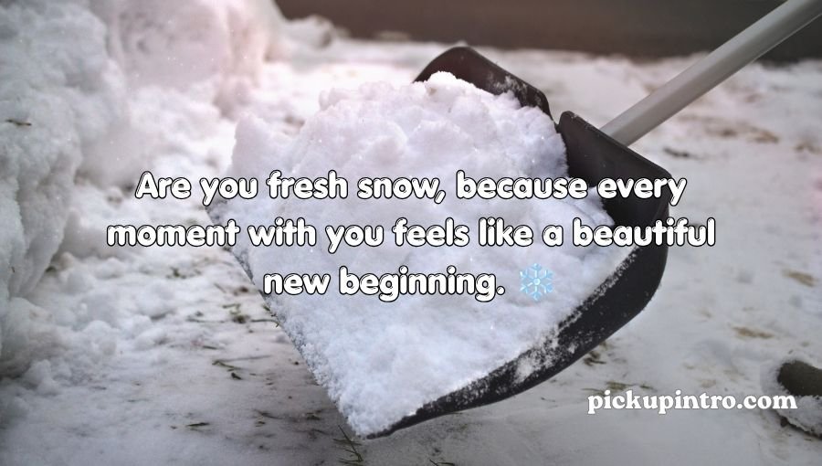 Snow Pick Up Lines