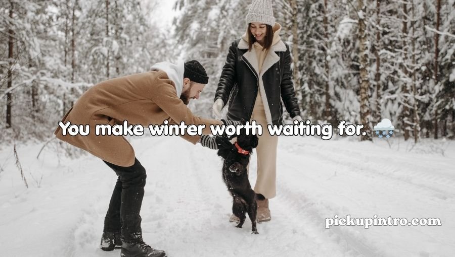 Snow Pick Up Lines