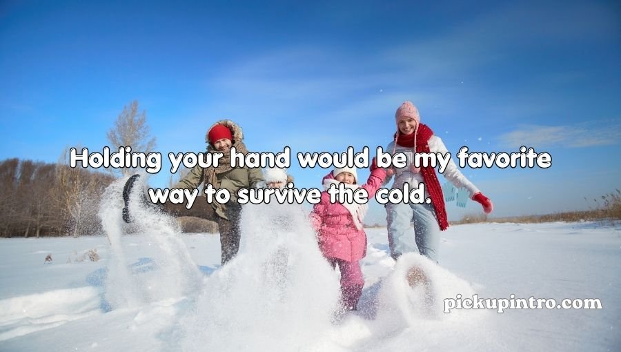 Snow Pick Up Lines