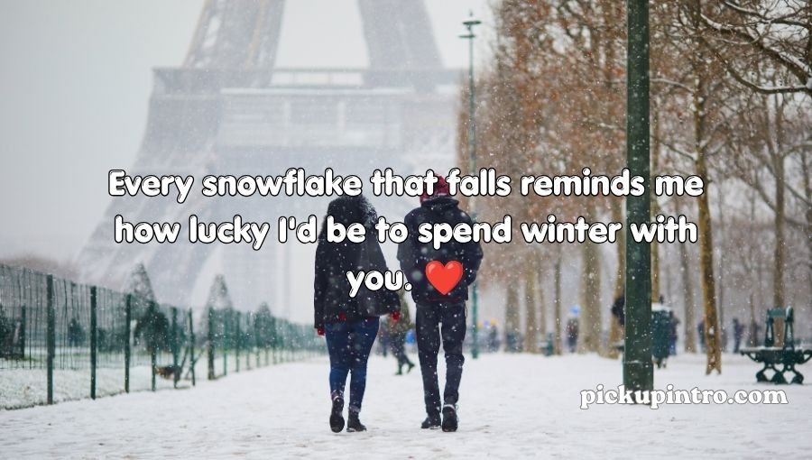 Snow Pick Up Lines