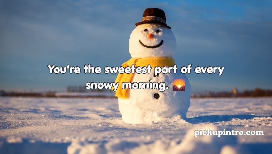 Snow Pick Up Lines