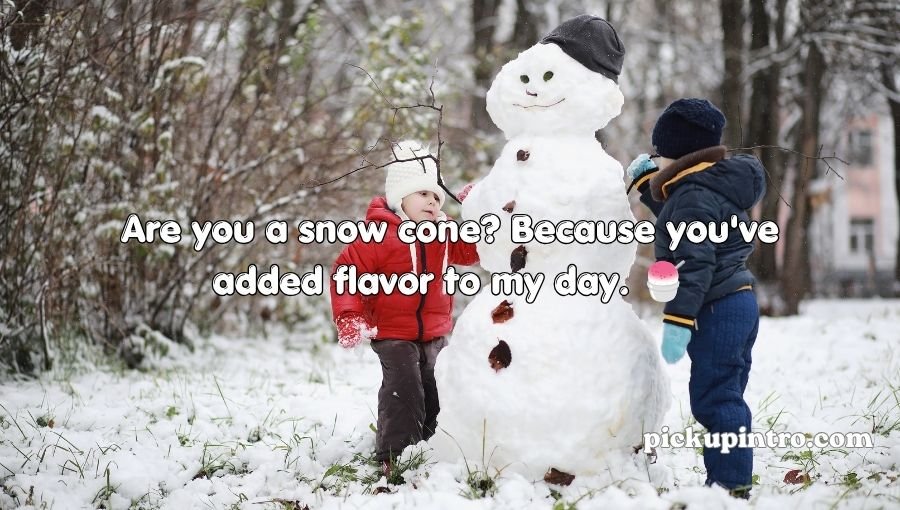 Snow Pick Up Lines
