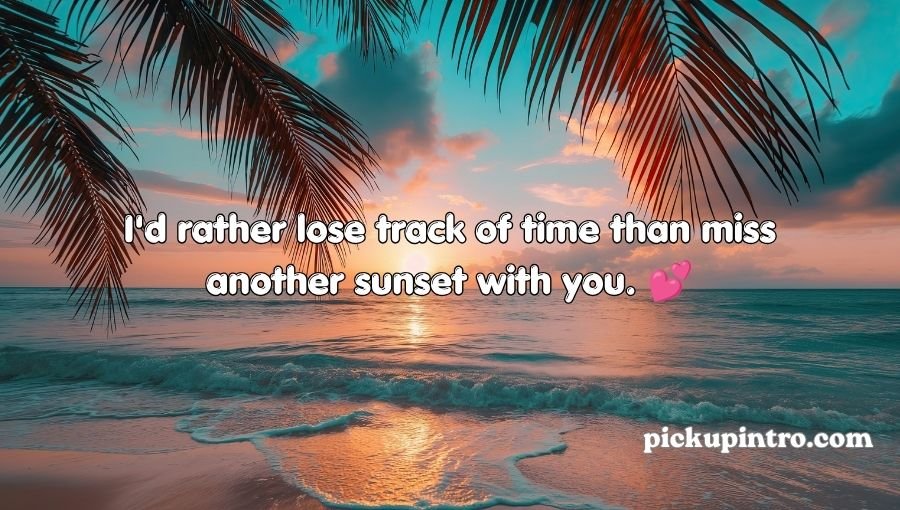 Sunset Pick Up Lines