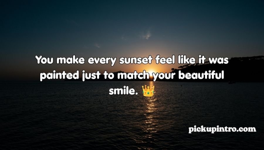 Sunset Pick Up Lines