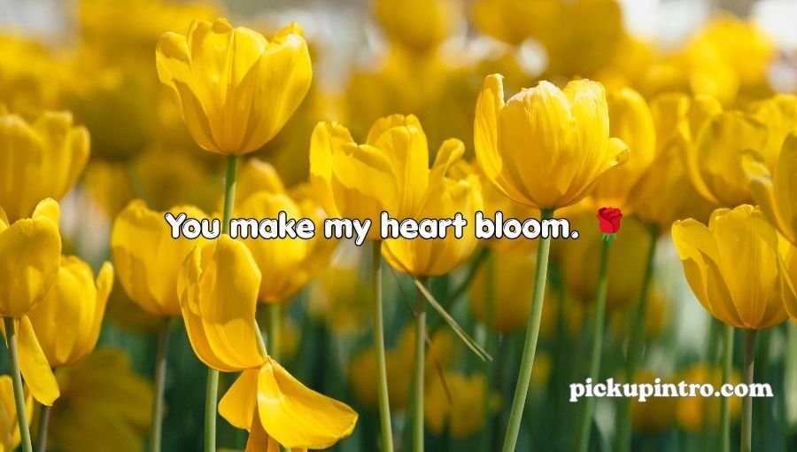 Flower Pick Up Lines