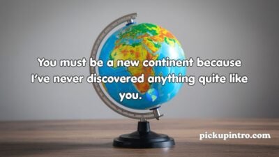 Geography Pickup Lines