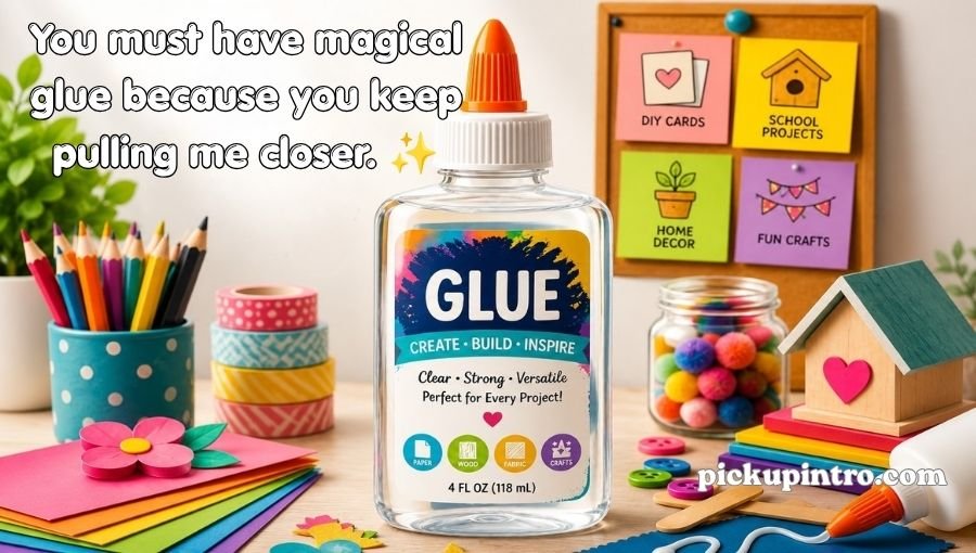 Glue Pickup Lines