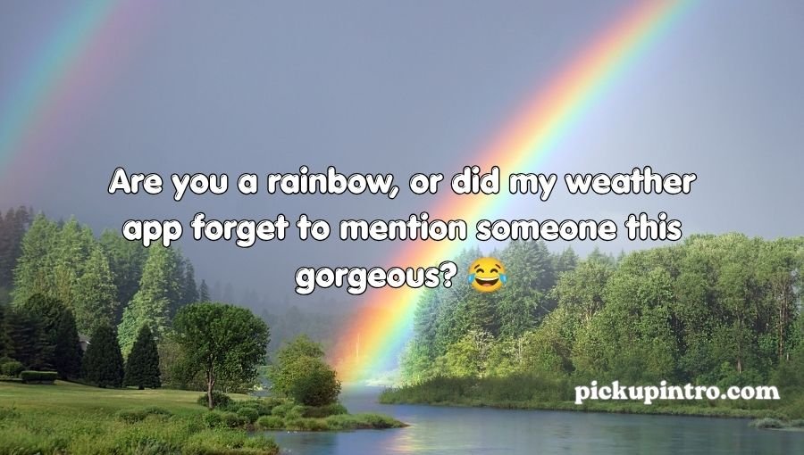 Rainbow Pick Up Lines