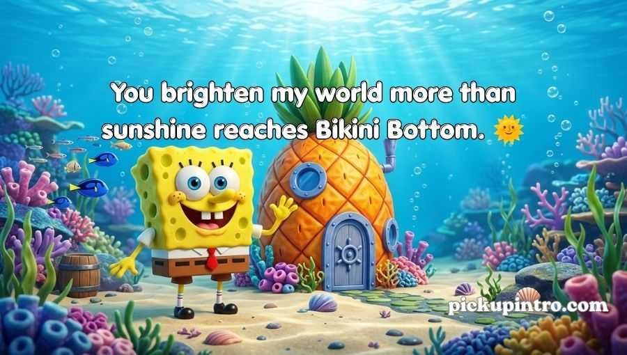 SpongeBob Pick Up Lines