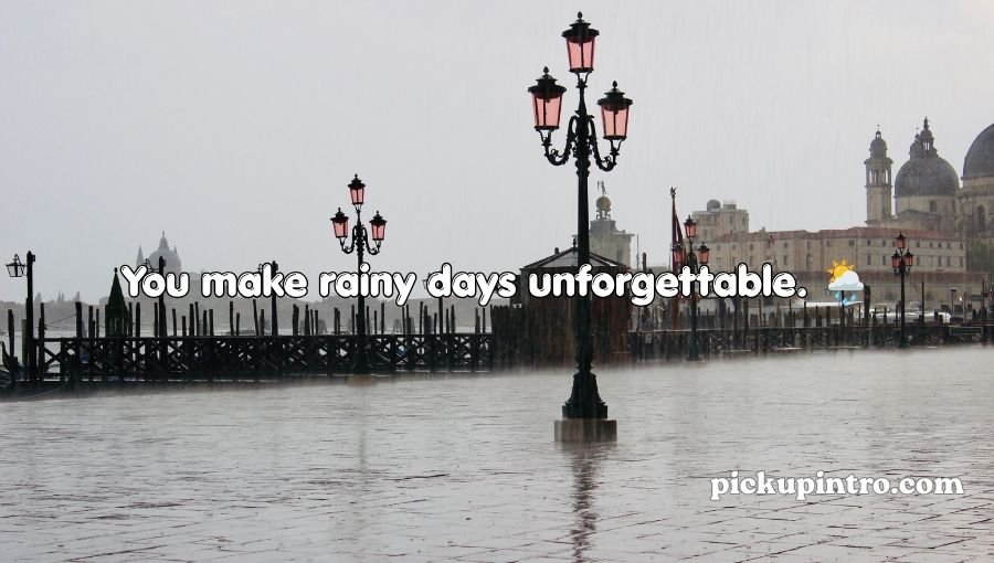 Summer Rain Pick Up Lines
