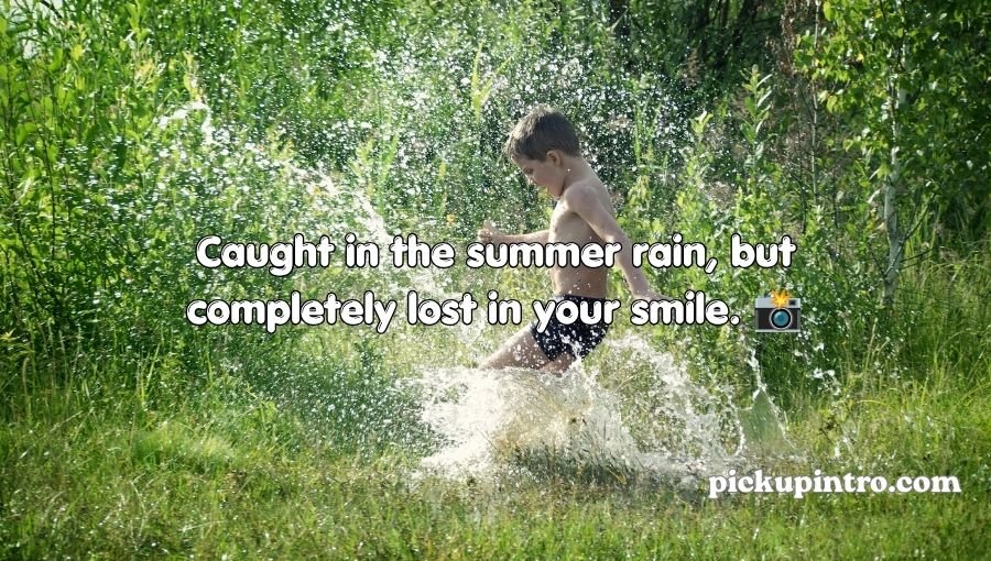Summer Rain Pick Up Lines