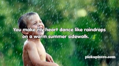 Summer Rain Pick Up Lines