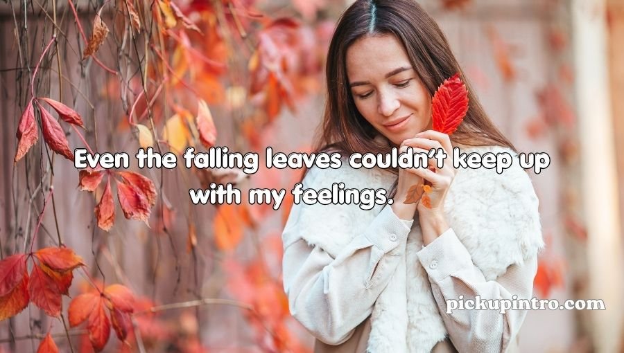 Fall Pickup Lines