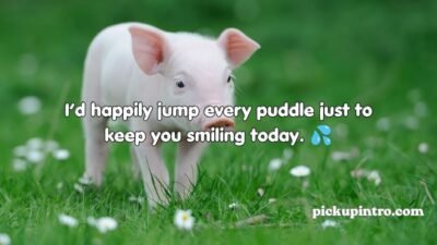 Pig Pickup Lines
