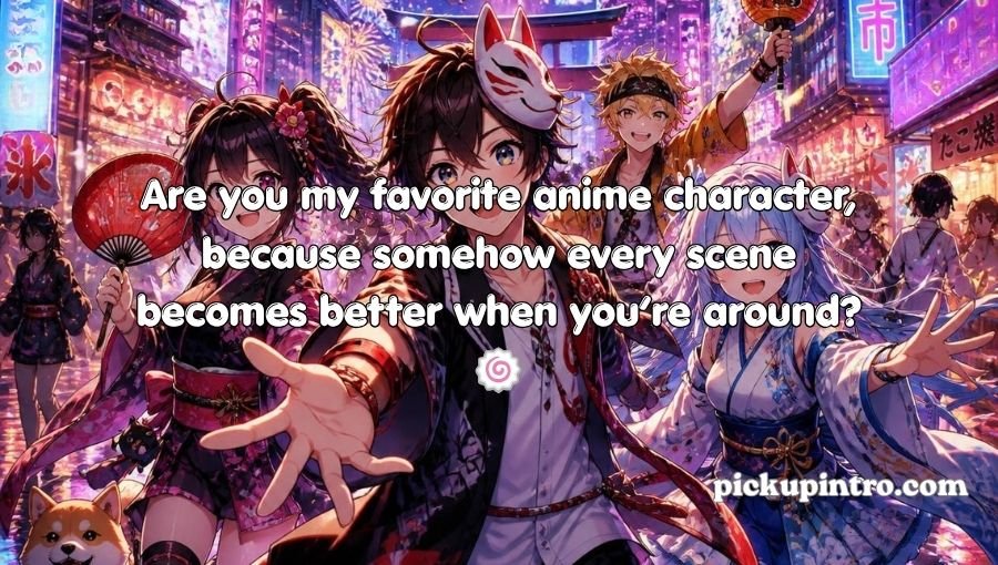Anime Pickup Lines