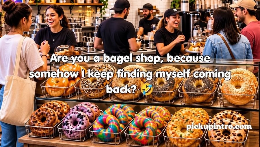 Bagel Pickup Lines