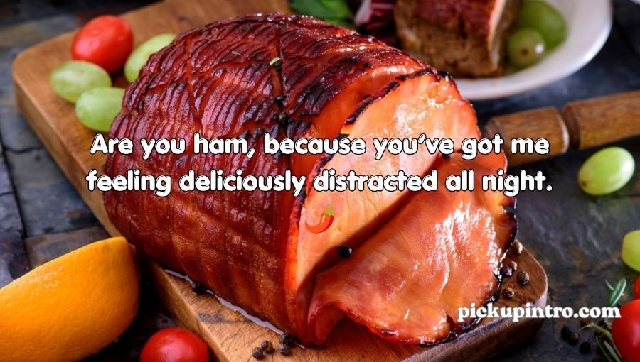 Delicious glazed ham served on a platter