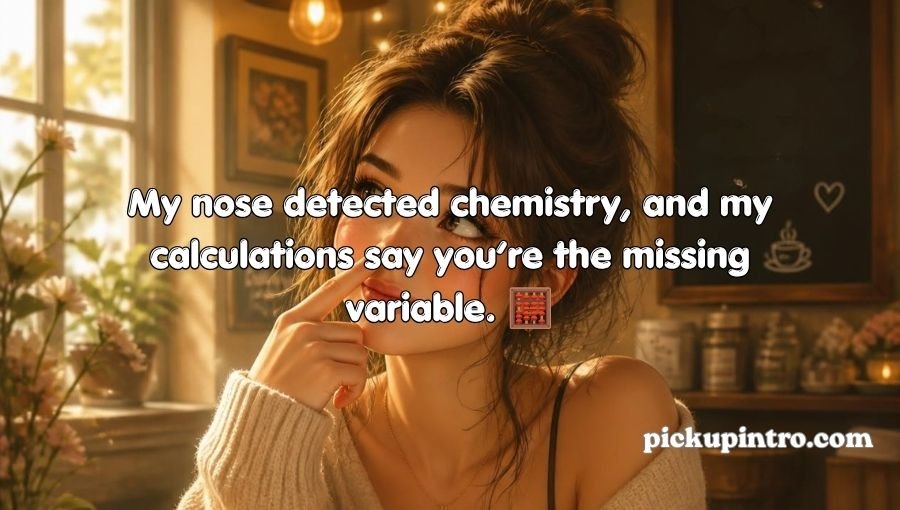 Funny nose wordplay for playful flirting