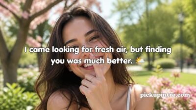 Nose Pickup Lines