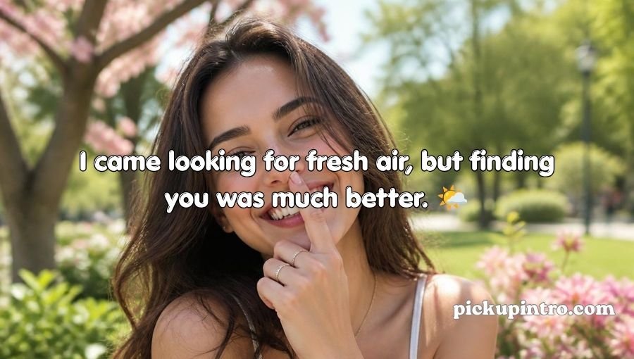 Nose Pickup Lines