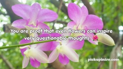 Orchid Pickup Lines