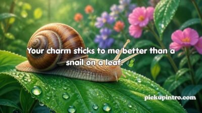 Snail Pickup Lines