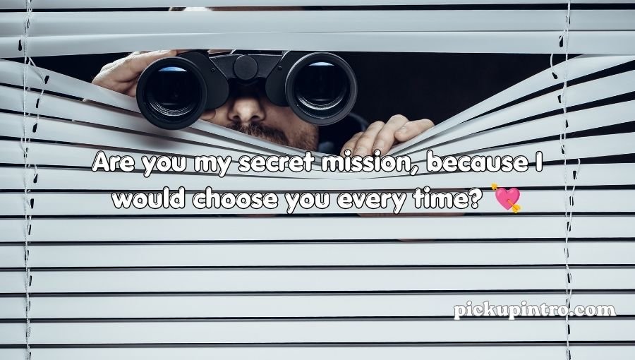 Spy Pickup Lines