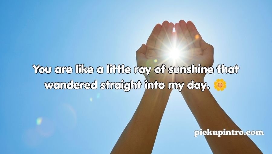 Sun Pickup Lines