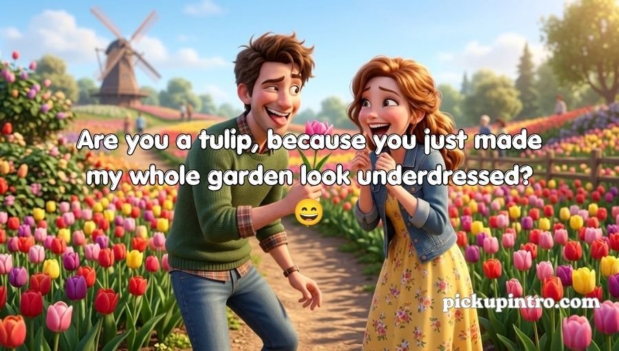 Tulip Pickup Lines