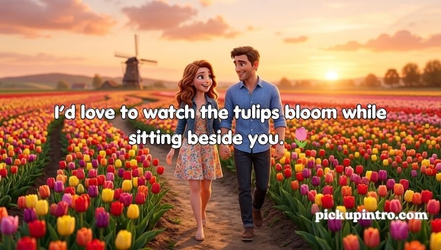 Tulip Pickup Lines