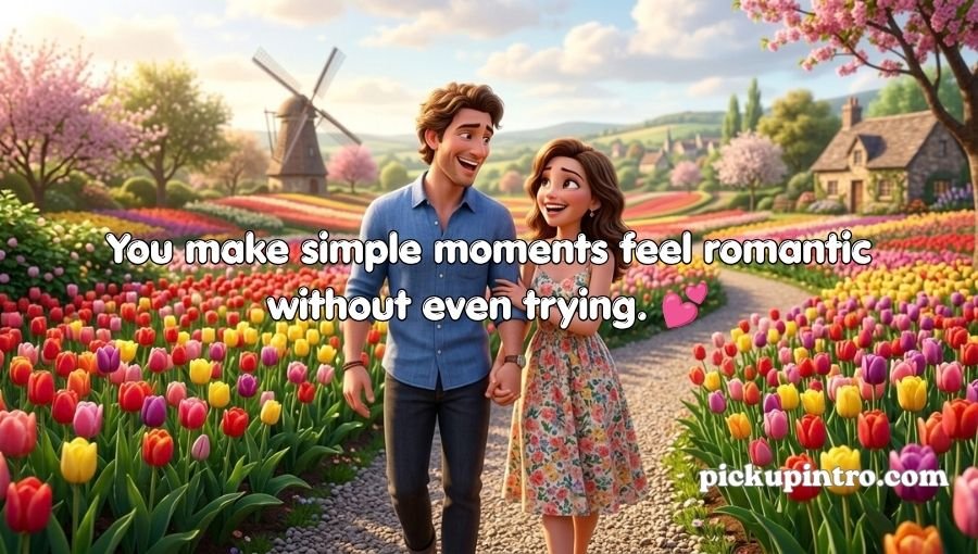 Tulip Pickup Lines