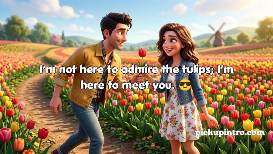 Tulip Pickup Lines