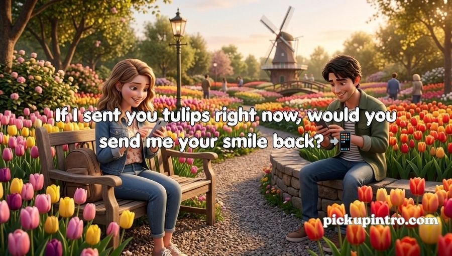 Tulip Pickup Lines