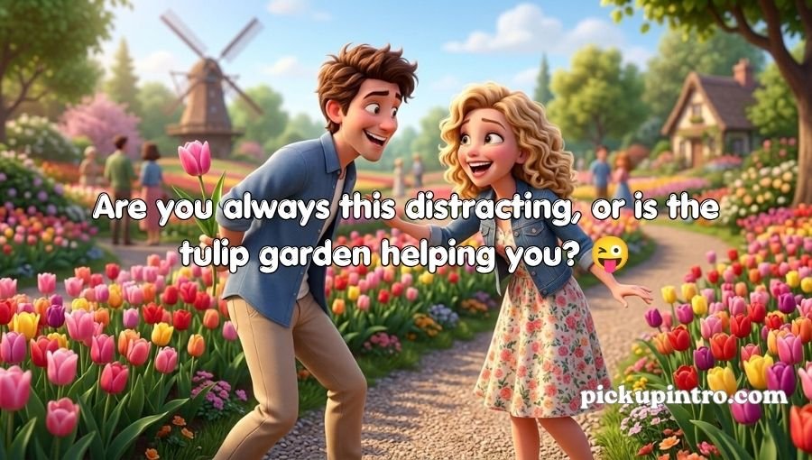 Tulip Pickup Lines