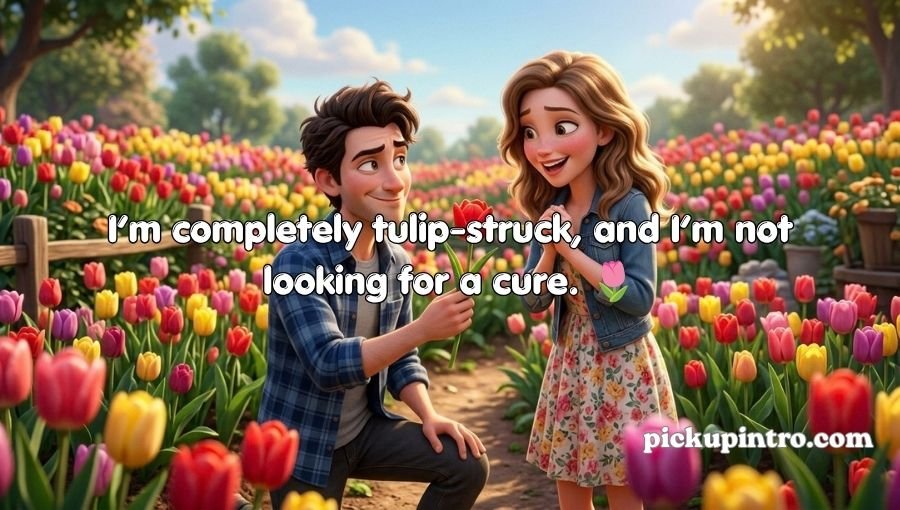 Tulip Pickup Lines
