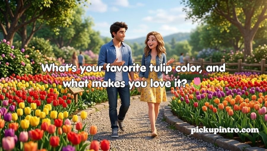 Tulip Pickup Lines