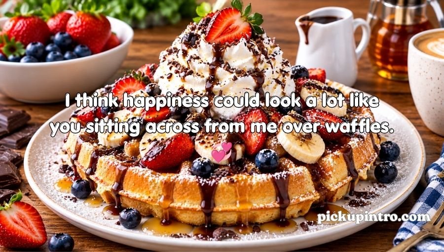 Waffle Pickup Lines