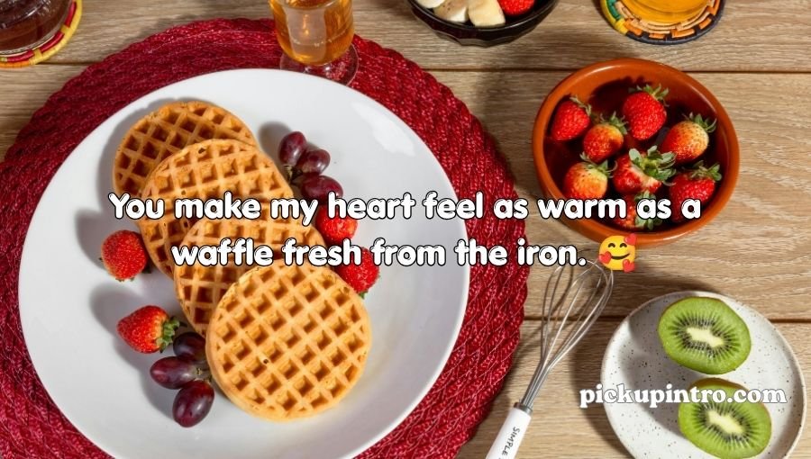 Waffle Pickup Lines