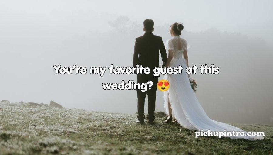 Wedding Pickup Lines