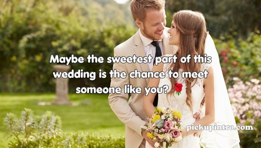 Wedding Pickup Lines