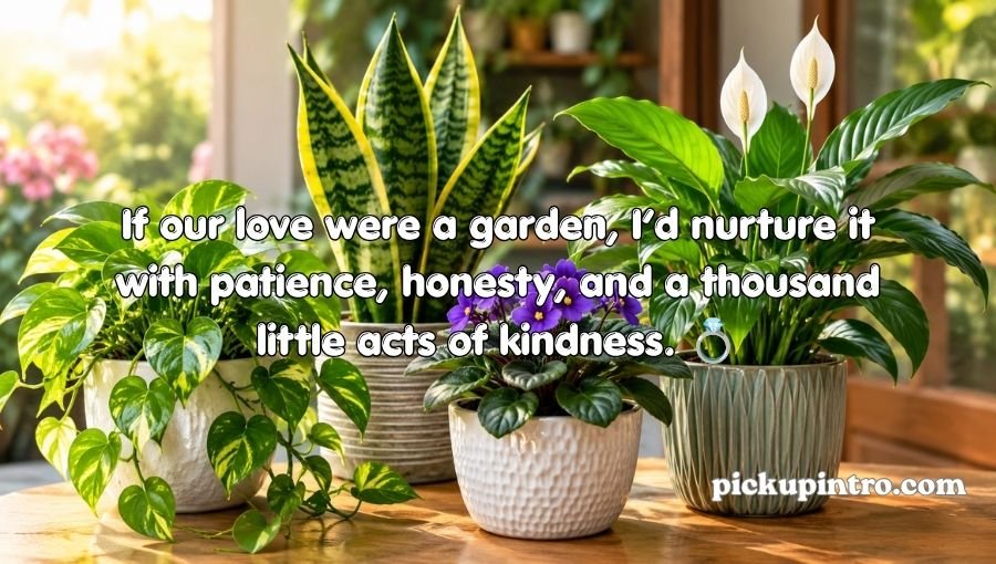 Plant Pick Up Lines