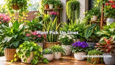 Plant Pick Up Lines