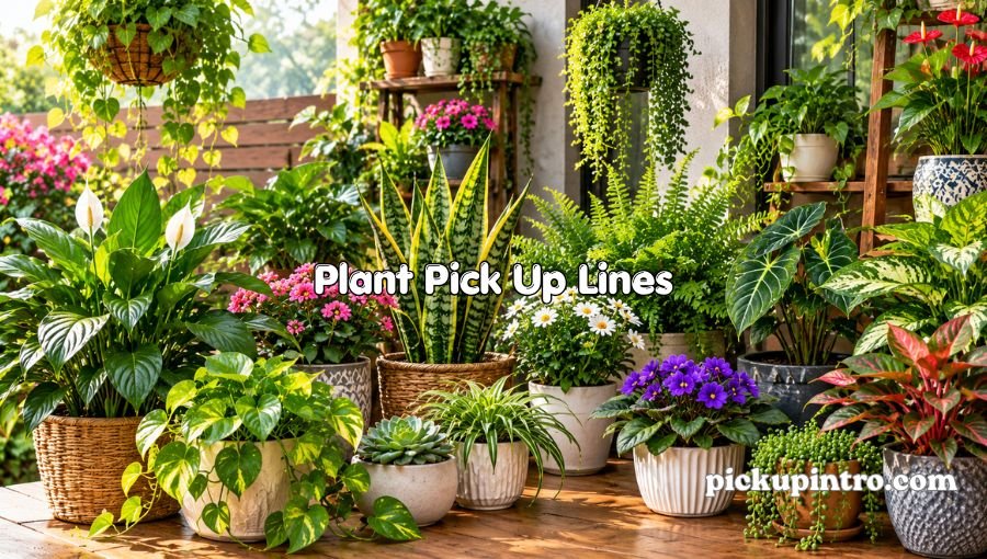 Plant Pick Up Lines