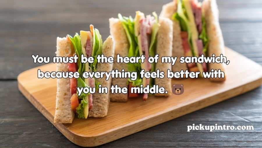 Sandwich Pickup Lines